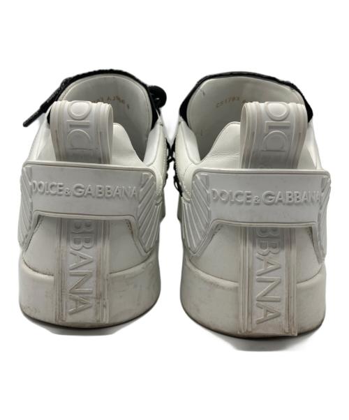 DOLCE & GABBANA（ドルチェ＆ガッバーナ）DOLCE & GABBANA (ドルチェ＆ガッバーナ) ポルトフィーノ スニーカー ホワイト サイズ:8の古着・服飾アイテム