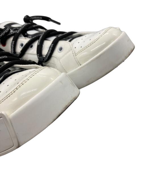 DOLCE & GABBANA（ドルチェ＆ガッバーナ）DOLCE & GABBANA (ドルチェ＆ガッバーナ) ポルトフィーノ スニーカー ホワイト サイズ:8の古着・服飾アイテム