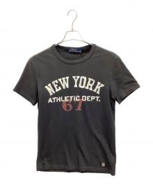 POLO RALPH LAUREN（ポロ・ラルフローレン）の古着「プリントTシャツ」｜ブラック