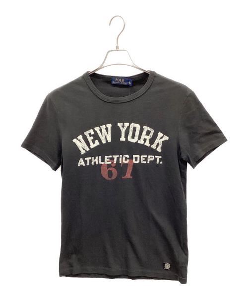 POLO RALPH LAUREN（ポロ・ラルフローレン）POLO RALPH LAUREN (ポロ・ラルフローレン) プリントTシャツ ブラック サイズ:S 未使用品の古着・服飾アイテム