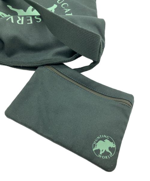 HUNTING WORLD（ハンティングワールド）HUNTING WORLD (ハンティングワールド) ショルダーバッグ グリーンの古着・服飾アイテム