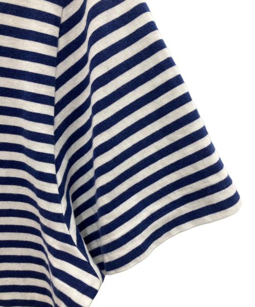 POLO RALPH LAUREN（ポロ・ラルフローレン）POLO RALPH LAUREN (ポロ・ラルフローレン) ポケットTシャツ ブルー×ホワイト サイズ:SIZE Lの古着・服飾アイテム