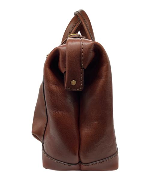 Herz（ヘルツ）Herz (ヘルツ) レザーボストンバッグ ブラウンの古着・服飾アイテム