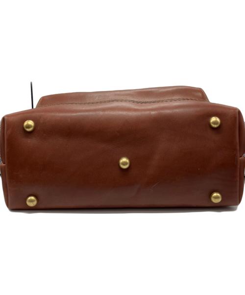 Herz（ヘルツ）Herz (ヘルツ) レザーボストンバッグ ブラウンの古着・服飾アイテム