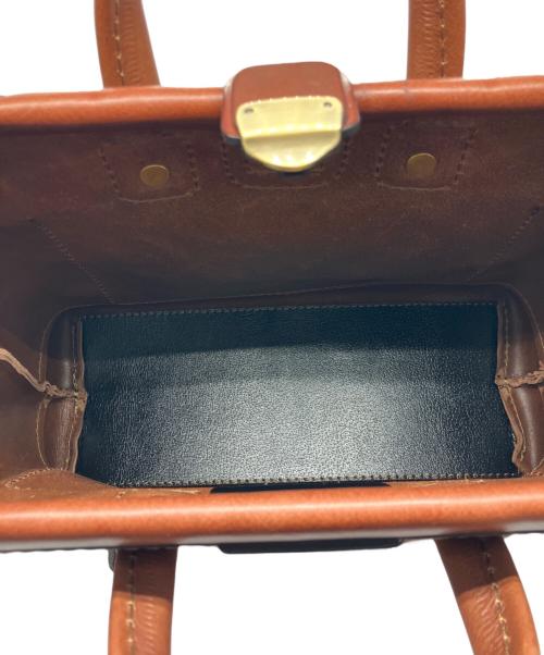 Herz（ヘルツ）Herz (ヘルツ) レザーボストンバッグ ブラウンの古着・服飾アイテム