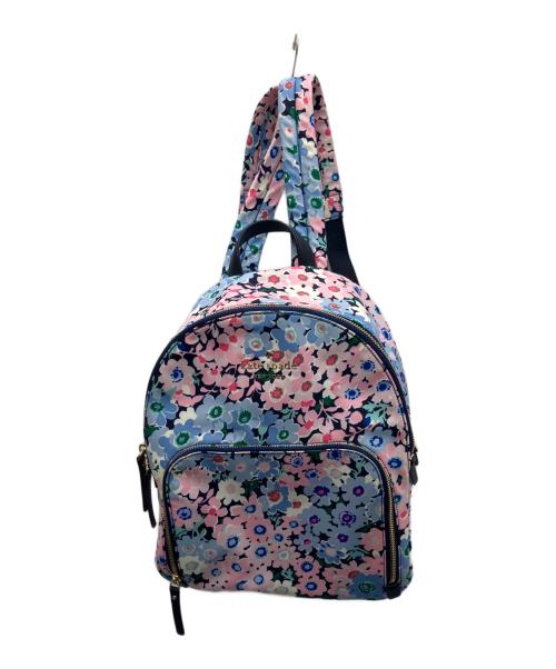 Kate Spade（ケイトスペード）Kate Spade (ケイトスペード) リュック ピンク×スカイブルーの古着・服飾アイテム