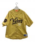 KEBOZケボズ）の古着「ベースボールシャツ」｜マスタード