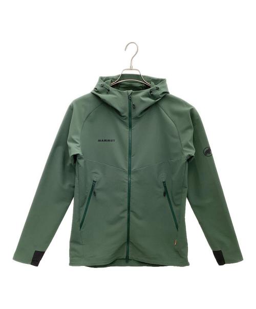 MAMMUT（マムート）MAMMUT (マムート) マウンテンパーカー グリーン×ブラック サイズ:Mの古着・服飾アイテム