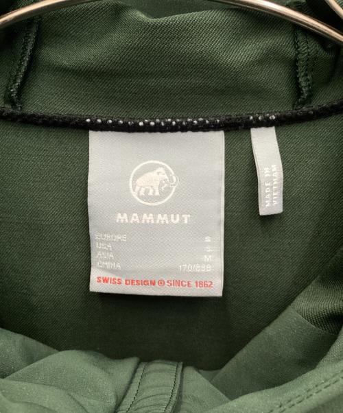 MAMMUT（マムート）MAMMUT (マムート) マウンテンパーカー グリーン×ブラック サイズ:Mの古着・服飾アイテム