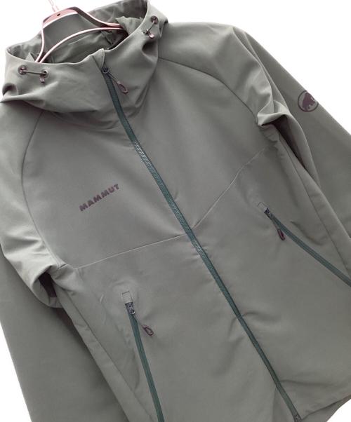 MAMMUT（マムート）MAMMUT (マムート) マウンテンパーカー グリーン×ブラック サイズ:Mの古着・服飾アイテム