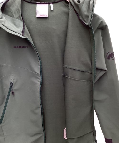 MAMMUT（マムート）MAMMUT (マムート) マウンテンパーカー グリーン×ブラック サイズ:Mの古着・服飾アイテム