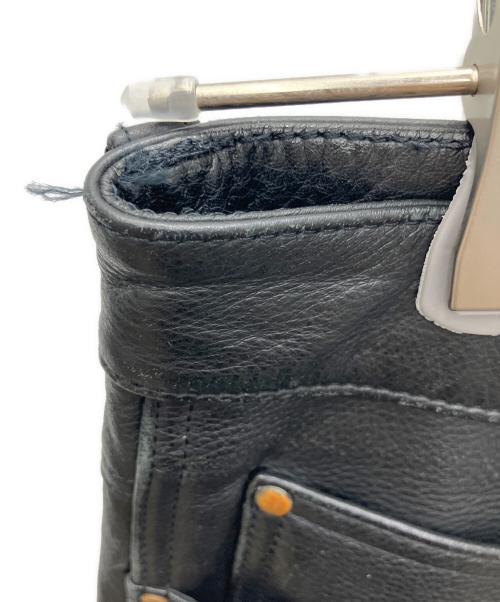 NANKAI（ナンカイ）NANKAI (ナンカイ) レザーパンツ ブラック サイズ:SIZE Mの古着・服飾アイテム