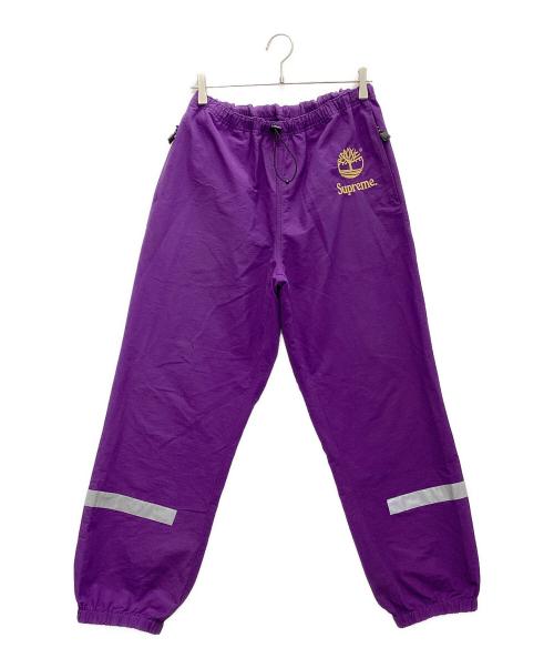 Timberland（ティンバーランド）Timberland (ティンバーランド) SUPREME (シュプリーム) ナイロンパンツ パープル サイズ:Lの古着・服飾アイテム