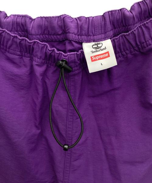 Timberland（ティンバーランド）Timberland (ティンバーランド) SUPREME (シュプリーム) ナイロンパンツ パープル サイズ:Lの古着・服飾アイテム