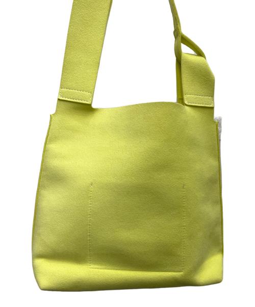 zattu（ザッツ）zattu (ザッツ) マイクロファイバースエードトートバッグ イエローの古着・服飾アイテム