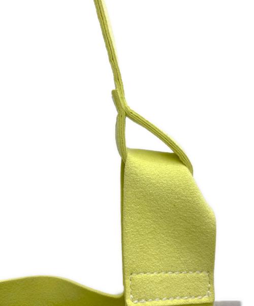 zattu（ザッツ）zattu (ザッツ) マイクロファイバースエードトートバッグ イエローの古着・服飾アイテム