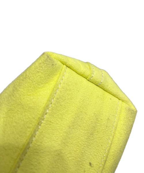 zattu（ザッツ）zattu (ザッツ) マイクロファイバースエードトートバッグ イエローの古着・服飾アイテム