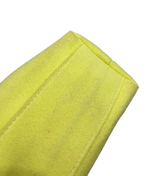 zattu（ザッツ）zattu (ザッツ) マイクロファイバースエードトートバッグ イエローの古着・服飾アイテム