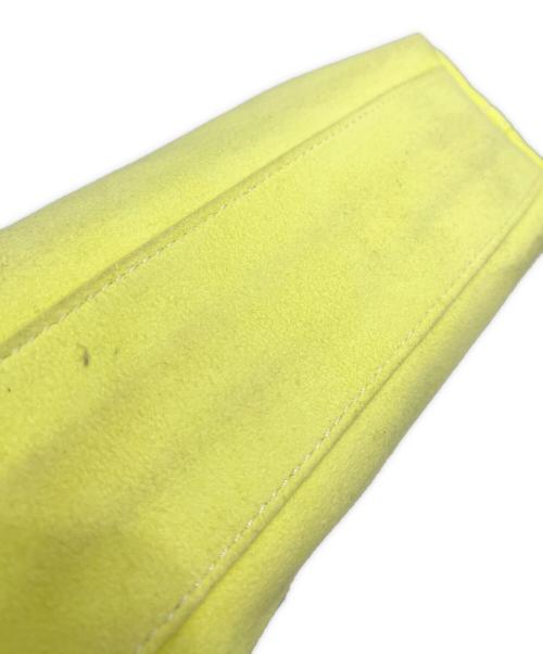 zattu（ザッツ）zattu (ザッツ) マイクロファイバースエードトートバッグ イエローの古着・服飾アイテム