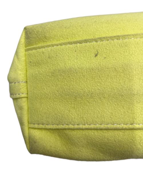 zattu（ザッツ）zattu (ザッツ) マイクロファイバースエードトートバッグ イエローの古着・服飾アイテム