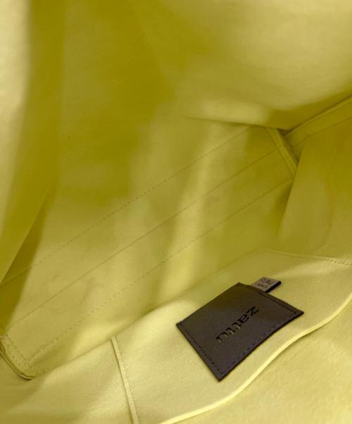 zattu（ザッツ）zattu (ザッツ) マイクロファイバースエードトートバッグ イエローの古着・服飾アイテム