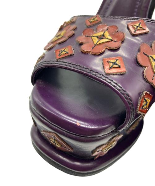 PRADA（プラダ）PRADA (プラダ) ハイヒールパンプス パープル サイズ:35 1/2の古着・服飾アイテム