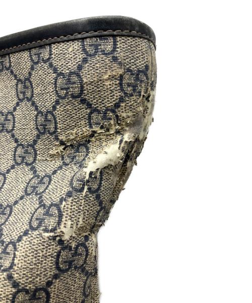 GUCCI（グッチ）GUCCI (グッチ) トートバッグ ネイビー×グレーの古着・服飾アイテム