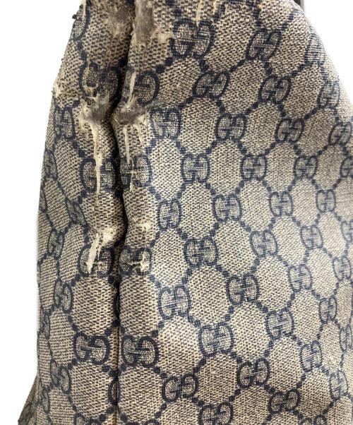 GUCCI（グッチ）GUCCI (グッチ) トートバッグ ネイビー×グレーの古着・服飾アイテム