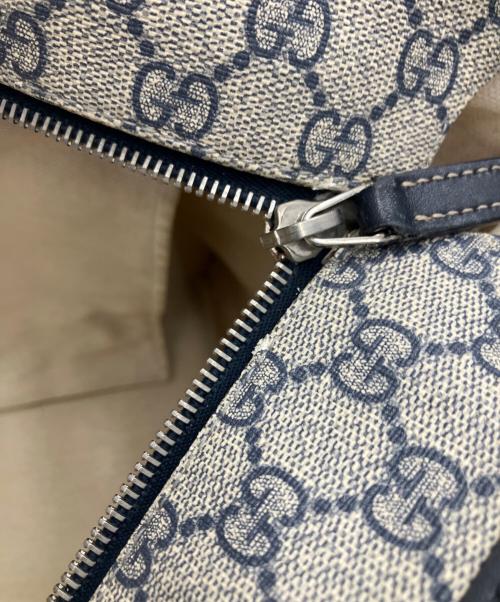 GUCCI（グッチ）GUCCI (グッチ) トートバッグ ネイビー×グレーの古着・服飾アイテム