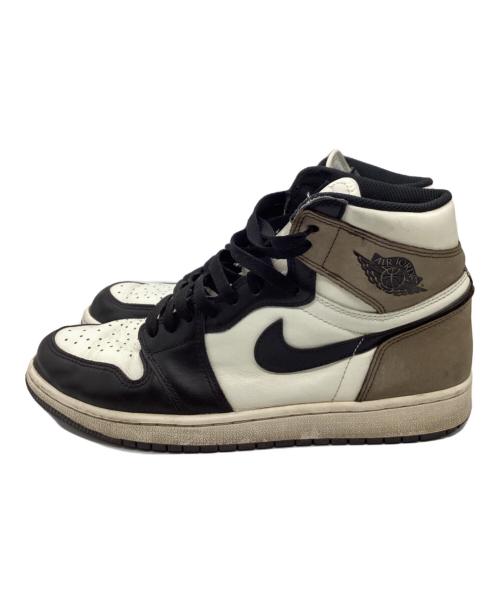 NIKE（ナイキ）NIKE (ナイキ) AIR JORDAN 1 RETRO HIGH OG ブラック×モカ サイズ:28cmの古着・服飾アイテム