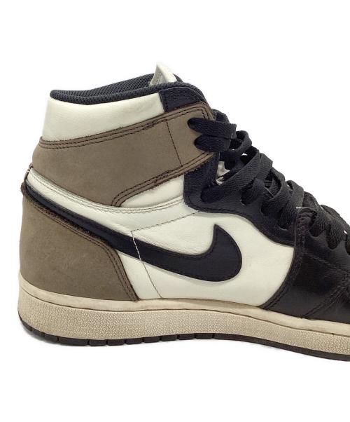 NIKE（ナイキ）NIKE (ナイキ) AIR JORDAN 1 RETRO HIGH OG ブラック×モカ サイズ:28cmの古着・服飾アイテム