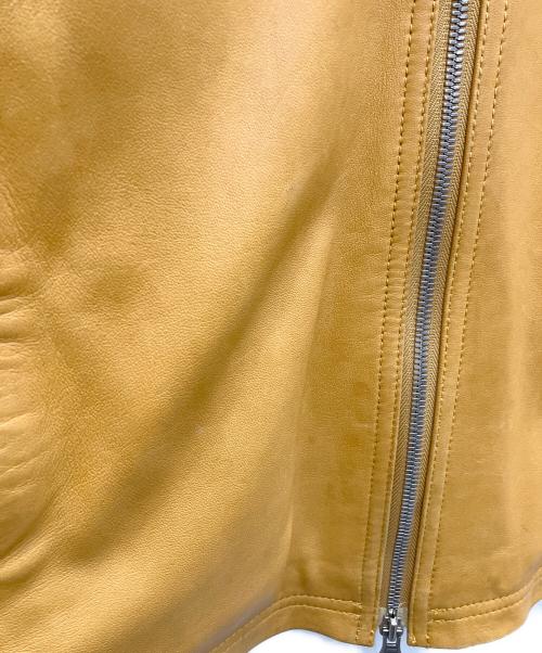 SHIPS（シップス）SHIPS (シップス) シングルライダースジャケット ブラウン サイズ:SIZE　L　の古着・服飾アイテム