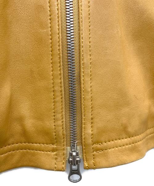 SHIPS（シップス）SHIPS (シップス) シングルライダースジャケット ブラウン サイズ:SIZE　L　の古着・服飾アイテム