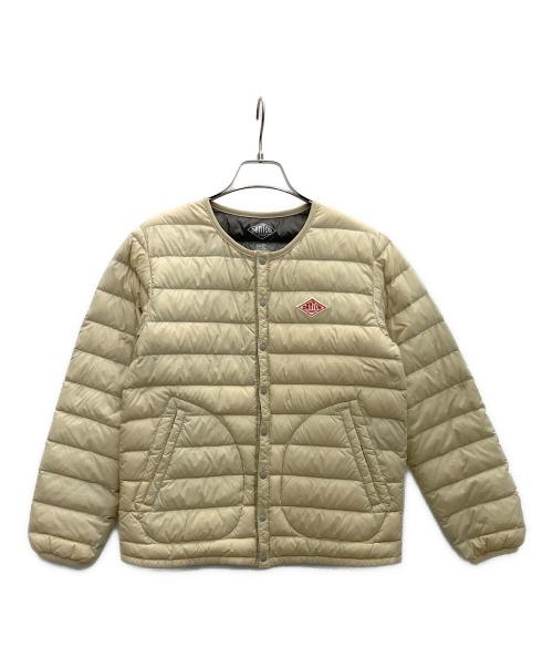 DANTON（ダントン）DANTON (ダントン) INNER DOWN CREWNECK JACKET ベージュ サイズ:SIZE34の古着・服飾アイテム