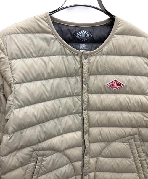 DANTON（ダントン）DANTON (ダントン) INNER DOWN CREWNECK JACKET ベージュ サイズ:SIZE34の古着・服飾アイテム