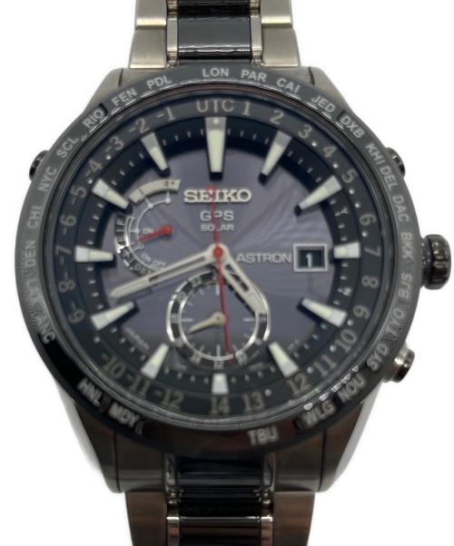 SEIKO（セイコー）SEIKO (セイコー) アストロン GPS ソーラー デイト ブラックの古着・服飾アイテム