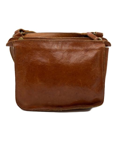 IL BISONTE（イル ビゾンテ）IL BISONTE (イル ビゾンテ) レザーミニショルダーバッグ ブラウンの古着・服飾アイテム