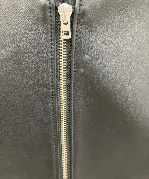 LIDnM（リドム）LIDnM (リドム) シングルライダースジャケット ブラック サイズ:SIZESの古着・服飾アイテム