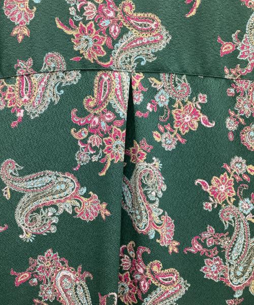 RIN TTAGGG OnffO（-）RIN TTAGGG OnffO (-) オープンカラーシャツ グリーン サイズ:Mの古着・服飾アイテム