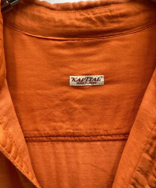KAPITAL（キャピタル）KAPITAL (キャピタル) 二重ガーゼスラッピーシャツ オレンジ サイズ:Sの古着・服飾アイテム