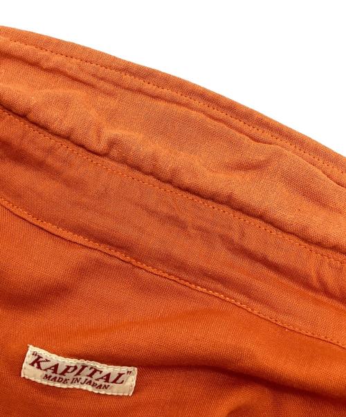 KAPITAL（キャピタル）KAPITAL (キャピタル) 二重ガーゼスラッピーシャツ オレンジ サイズ:Sの古着・服飾アイテム