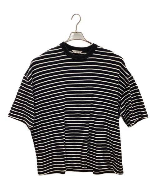 COOTIE PRODUCTIONS（クーティープロダクツ）COOTIE PRODUCTIONS (クーティープロダクツ) ボーダーカットソー ブラック サイズ:Mの古着・服飾アイテム