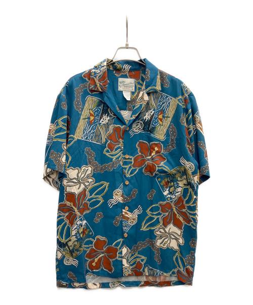 Diamond Head（ダイアモンドヘッド）Diamond Head (ダイアモンドヘッド) アロハシャツ ブルー サイズ:Mの古着・服飾アイテム