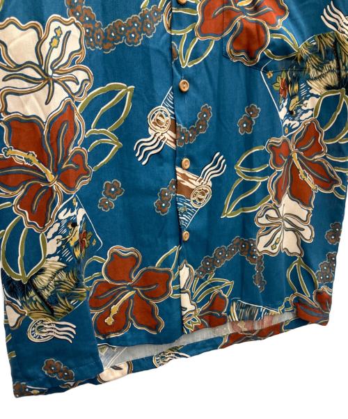 Diamond Head（ダイアモンドヘッド）Diamond Head (ダイアモンドヘッド) アロハシャツ ブルー サイズ:Mの古着・服飾アイテム