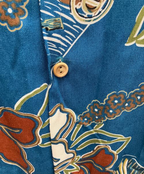 Diamond Head（ダイアモンドヘッド）Diamond Head (ダイアモンドヘッド) アロハシャツ ブルー サイズ:Mの古着・服飾アイテム