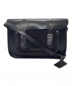The leather Satchelザレザーサッチェル）の古着「ショルダーバッグ」｜ダークブラウン