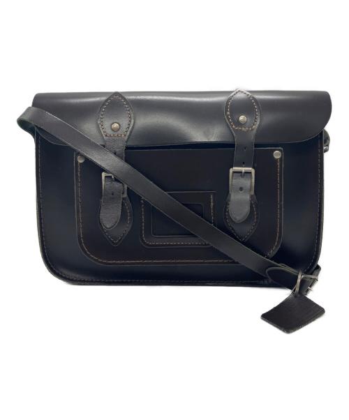 The leather Satchel（ザレザーサッチェル）the leather satchel (ザレザーサッチェル) ショルダーバッグ ダークブラウンの古着・服飾アイテム