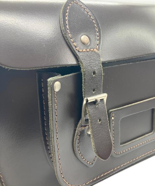 The leather Satchel（ザレザーサッチェル）the leather satchel (ザレザーサッチェル) ショルダーバッグ ダークブラウンの古着・服飾アイテム