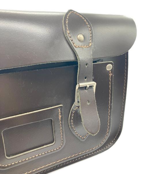The leather Satchel（ザレザーサッチェル）the leather satchel (ザレザーサッチェル) ショルダーバッグ ダークブラウンの古着・服飾アイテム