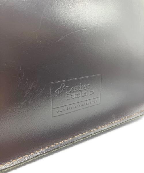 The leather Satchel（ザレザーサッチェル）the leather satchel (ザレザーサッチェル) ショルダーバッグ ダークブラウンの古着・服飾アイテム